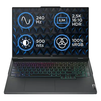 Herní notebook Lenovo Legion Pro 7 16ARX8H Onyx Grey kovový