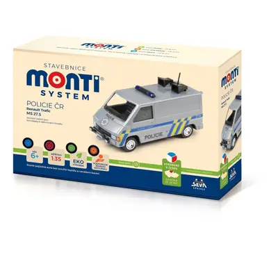 Stavebnice SEVA Monti System MS 27,5 - Policie ČR Renault Trafic 1:35