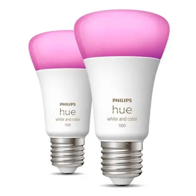 LED žárovka Philips Hue White and Color Ambiance 9W 1100 E27 2ks