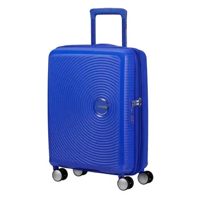 Cestovní kufr American Tourister Soundbox Spinner 55 EXP Cobalt Blue