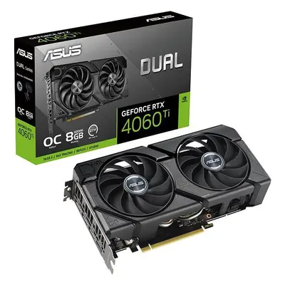 Grafická karta ASUS DUAL GeForce RTX 4060 Ti O8G EVO