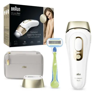 IPL epilátor Braun Silk·expert Pro 5 PL5054 IPL Bílá/Zlatá