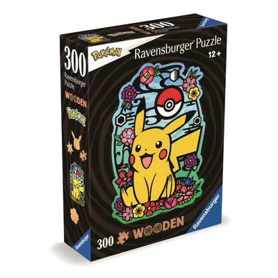 Puzzle Ravensburger 120007616 Dřevěné puzzle Pikachu