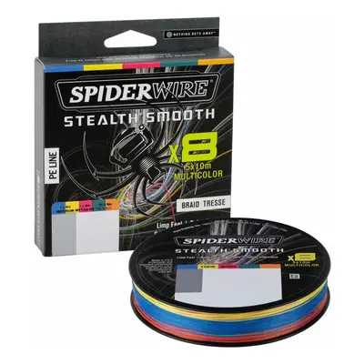 Spiderwire Šňůra Stealth Smooth 8 Multicolor 300m 0,19mm 18kg