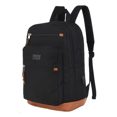 CANYON BPS-5 batoh pro 15.6" ntb, 45 x 31 x 16cm, 22L, USB-A, 3+4 kapsy + 1 na láhev, 2 přepážky