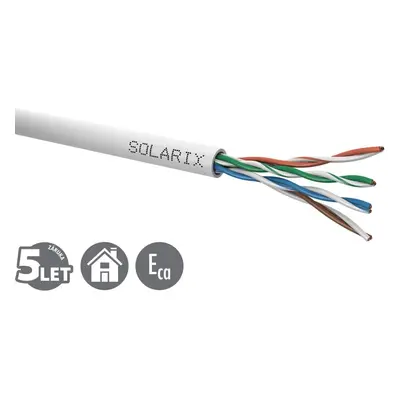 Instalační kabel Solarix CAT5E UTP PVC Eca 500m/box SXKD-5E-UTP-PVC