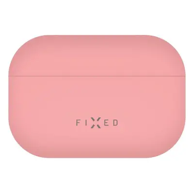 Pouzdro na sluchátka FIXED Silky pro Apple AirPods Pro 2/Pro 2 (USB-C) růžové