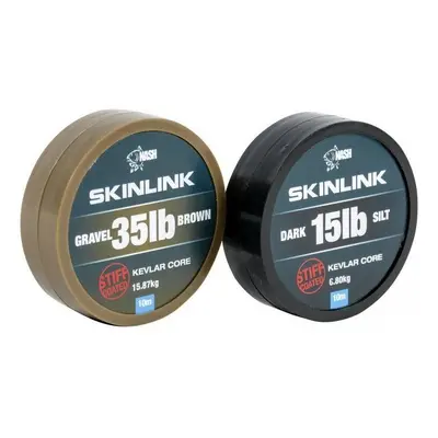 Nash Šňůrka SkinLink Stiff 10m 35lb Dark Silt