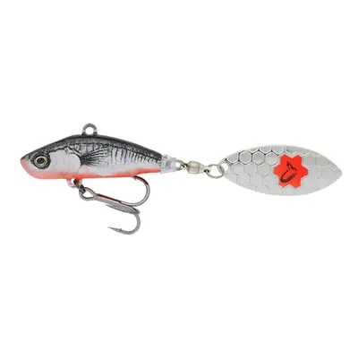 Savage Gear Wobler 3D Sticklebait Tailspin 8cm 18g Sinking Black Red