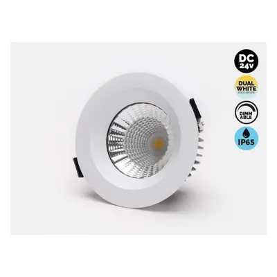 Kama Lights Bodovka 24V Dual White D110 12W IP65, černá