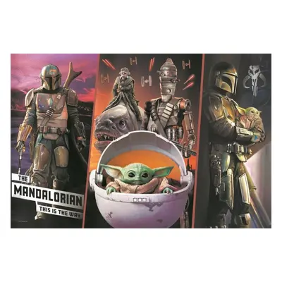 Puzzle Trefl Puzzle The Mandalorian: Tajemný Baby Yoda 300 dílků