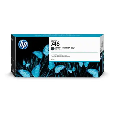 HP originální ink P2V83A, HP 746, matte black, 300ml, HP HP DesignJet Z6, Z9+