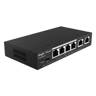 Switch Ruijie Networks Reyee RG-ES206GC-P 6-Port Gigabit Smart POE Switch, 4 PoE/POE+ Ports