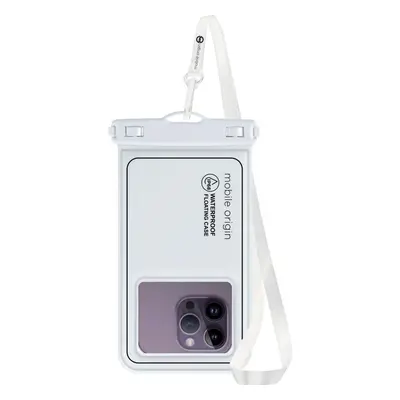 Vodotěsné pouzdro Mobile Origin Waterproof Floating Case 6.5" White/Black