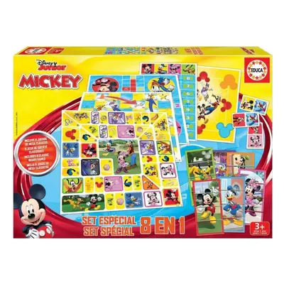 Společenská hra Educa Soubor her Mickey a přátelé 8v1