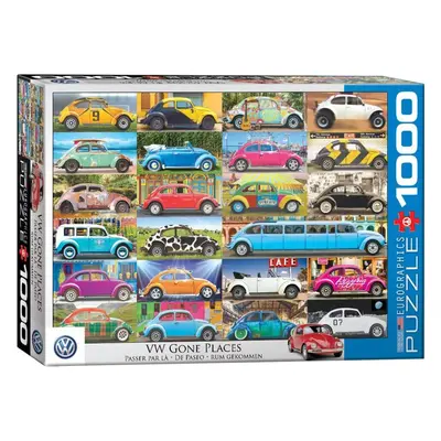 Puzzle Eurographics Puzzle Volkswagen Beetle: Brouk na cestách 1000 dílků