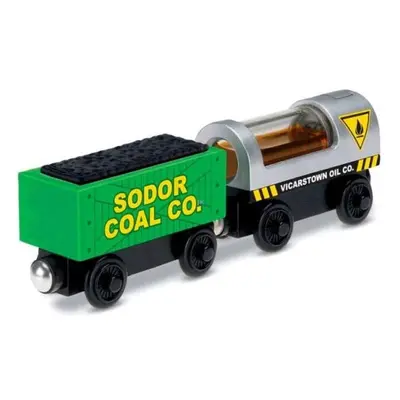 Tomáš a přátelé, dřevěná mašinka Oil & Coal Cargo, Mattel Y4505