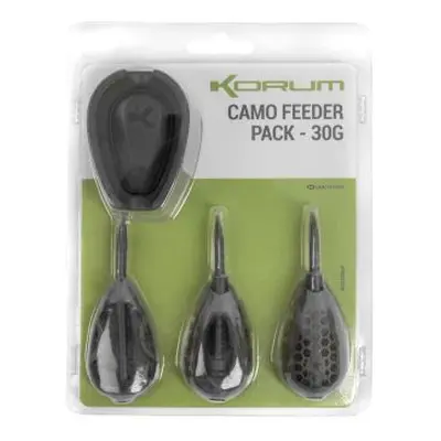 KORUM Sada krmítek Camo Feeder Pack 30g