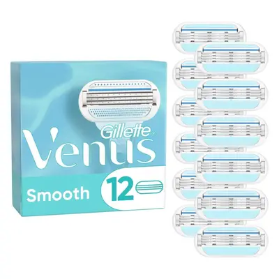 Dámské náhradní hlavice GILLETTE Venus Smooth 12 ks