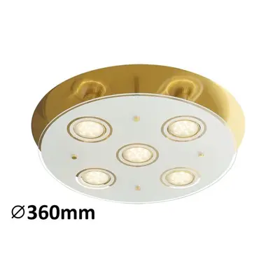 RABALUX 2256 Naomi,stropní svítidlo. LED GU10 5x5W bronz