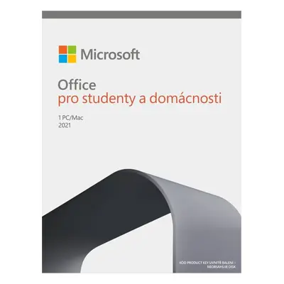 Kancelářský software Microsoft Office 2021 pro domácnosti a studenty (elektronická licence)