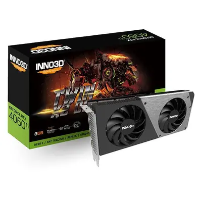 Grafická karta Inno3D GeForce RTX 4060 Ti Twin X2 OC