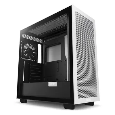 Počítačová skříň NZXT H7 Flow Matte White/Matte Black