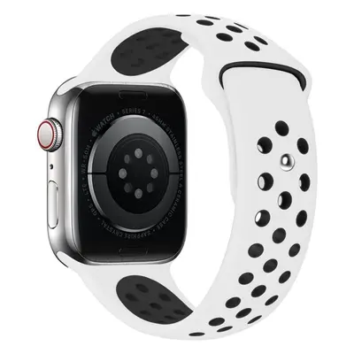 Řemínek Eternico Sporty pro Apple Watch 38mm / 40mm / 41mm Dark Gray and White