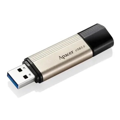 Apacer USB flash disk, USB 3.0, 64GB, AH353, zlatý, AP64GAH353C-1, USB A, s krytkou