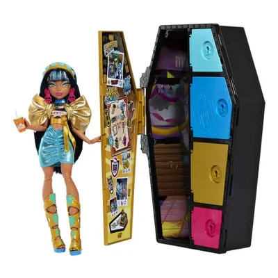 Mattel Monster High Skulltimate Secrets Cleo De Nile se šatní skříňkou HKY63