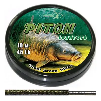 Katran Olověnka Leadcore Piton 10m 45lb 20,5kg Camo/Brown/Black