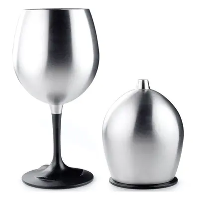 Kempingové nádobí GSI Outdoors Glacier Stainless Nesting Red Wine Glass