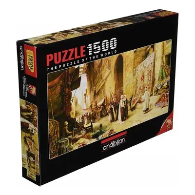 Puzzle Anatolian Panoramatické puzzle Prodej koberců v Káhiře 1500 dílků