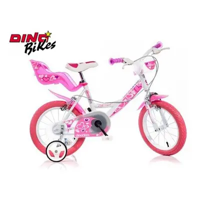 Dino Bikes Dětské kolo bílé 16" 2017