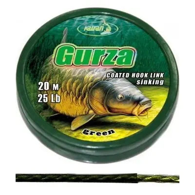 Katran Šňůrka Coated Braided Hook Link Gurza 20m 25lb 11,4kg