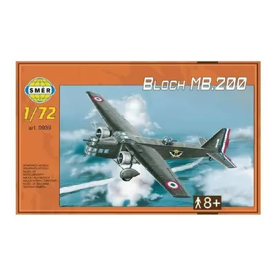 Plastikový model Směr Model Kit 0939 letadlo – Bloch MB.200