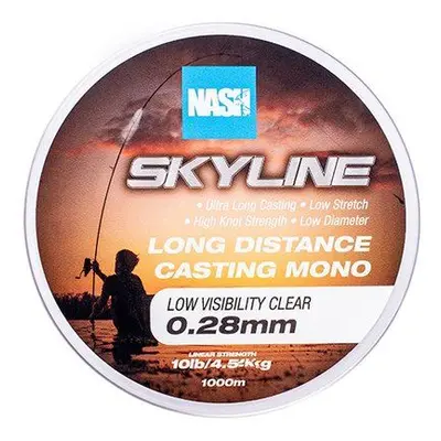 Nash Vlasec Skyline Mono Clear 1000m 0,28mm 4,53kg