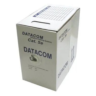 Síťový kabel Datacom drát, CAT5E, UTP, 305m/box