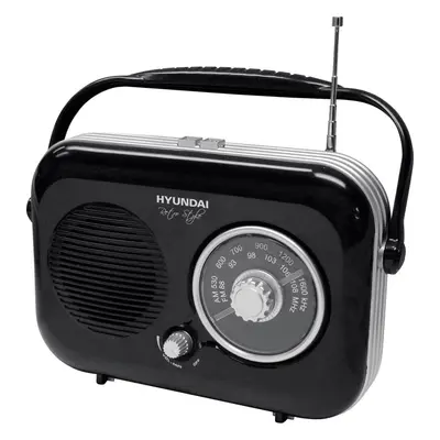 Rádio Hyundai PR 100 Retro černý