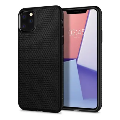 Kryt na mobil Spigen Liquid Air Black iPhone 11 Pro