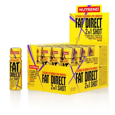 Spalovač tuků Nutrend FAT DIRECT SHOT, 20x60 ml