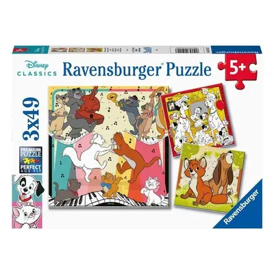 Puzzle Ravensburger 051557 Disney: Postavy 3x49 dílků