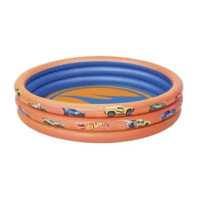 BestWay Nafukovací bazének Hot Wheels, průměr 1,22m, výška 25cm