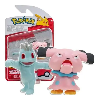 Figurky Pokémon - Battle Figure 2 Pack - Machop & Snubbull