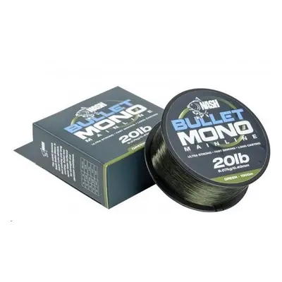 Nash Vlasec Bullet Mono 1000m 0,37mm 15lb Green