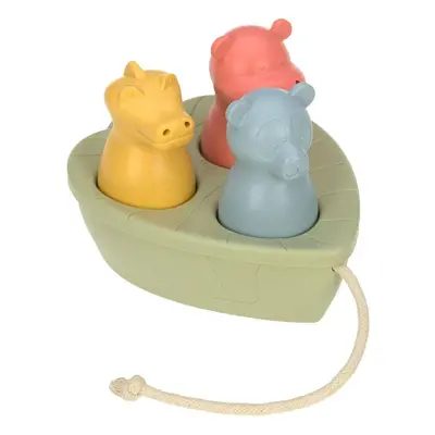 Sada na písek Lässig Boat Toy Set Water Friends olive