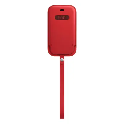 Pouzdro na mobil Apple iPhone 12 mini Kožený návlek s MagSafe (PRODUCT)RED