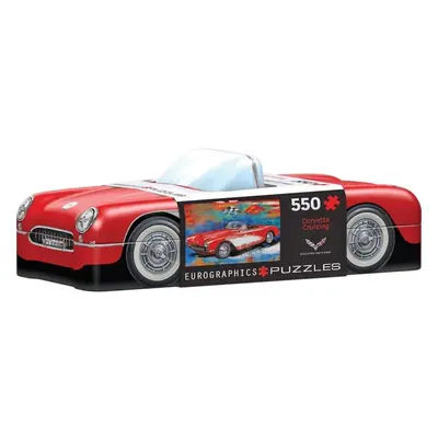 Puzzle Eurographics Puzzle v plechové krabičce Corvette 550 dílků