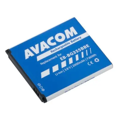 Baterie pro mobilní telefon AVACOM pro Samsung Core 2 Li-Ion 3,8V 2000mAh, (náhrada EB-BG355BBE)