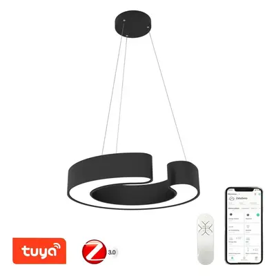 LED světlo IMMAX NEO CÉČKO Smart závěsné svítidlo 60cm 43W černé Zigbee 3.0